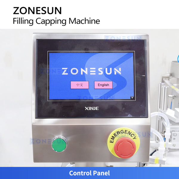 ZONESUN ZS-AFC32B Automatic Monoblock Peristaltic Pump Liquid Filling and Capping Machine