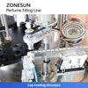 ZONESUN ZS-FALU7 Automatic Oral Essential Oils Small Bottle Filling Capping Labeling Machine Production Line