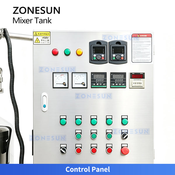 ZONESUN ZS-VMB200L 200L Vacuum Homogenizing Emulsifier Mixer | Cream & Ointment