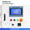 ZONESUN ZS‑AFS02R Automatic Rotary Cup Filling and Sealing Machine Liquid Paste Cup Filler Sealer