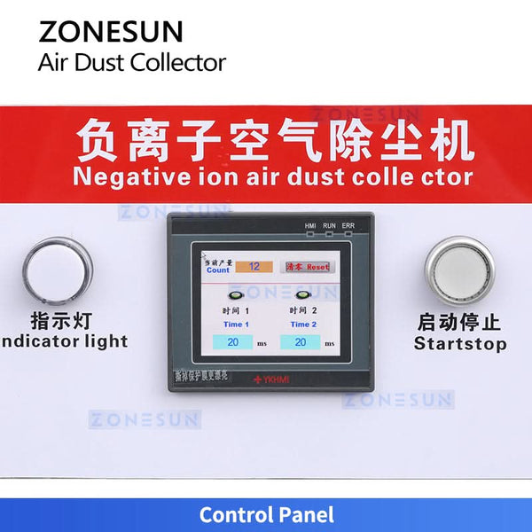 ZONESUN ZS-NIC1 Semi Automatic Ionized Air Bottle Rinser Cleaner