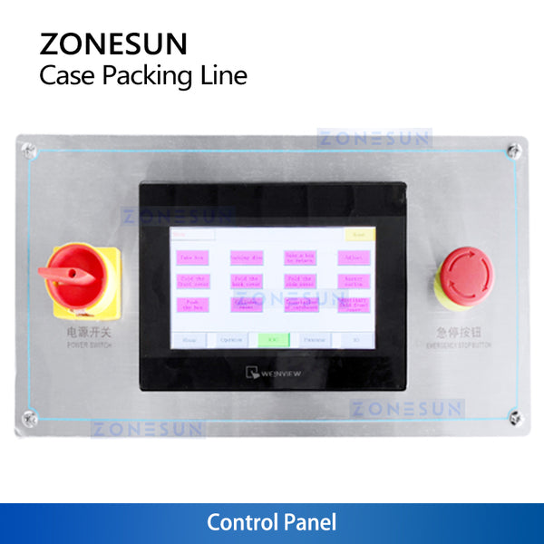 ZONESUN ZS-CSPM2 End-of-Line Packaging Line Integrated Case Erecting Loading Carton Sealing System