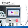 Автоматическая пневматическая машина для розлива ZONESUN с шестью головками, серводвигатель, моющее средство, вязкая паста, шампунь, кетчуп ZS-YT6T-6PX 