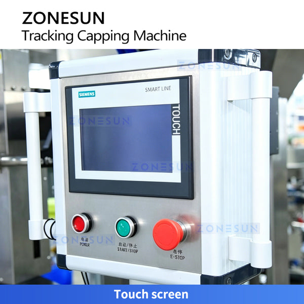 ZONESUN ZS-VTXG3 Automatic Double-Head Tracking Capping Machine for Lotion Pumps Trigger Sprays