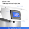 ZONESUN ZS-CG25 Commercial Continuous Chocolate Tempering & Pouring Machine