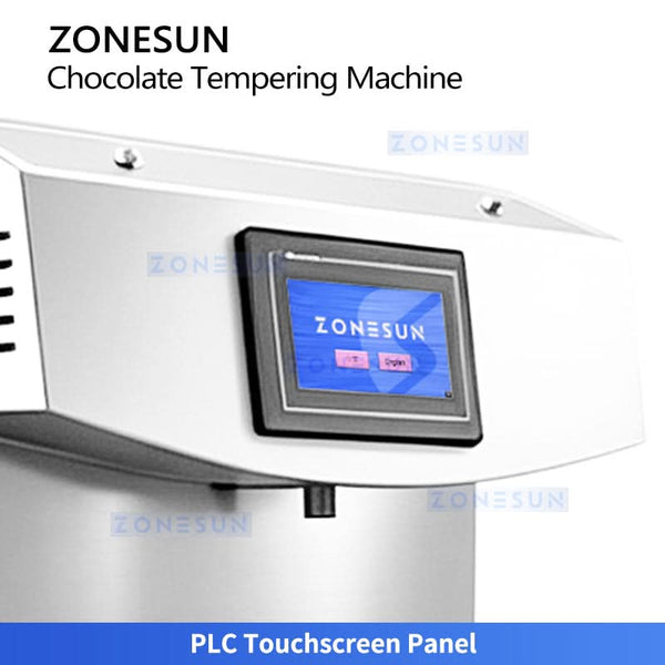 ZONESUN ZS-CG25 Commercial Continuous Chocolate Tempering & Pouring Machine