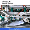 ZONESUN Z5-AG300 Automatic Open Mouth Bagging Machine 5-50kg Bag Placer Sewing Sealing for Feed Pellets Granule