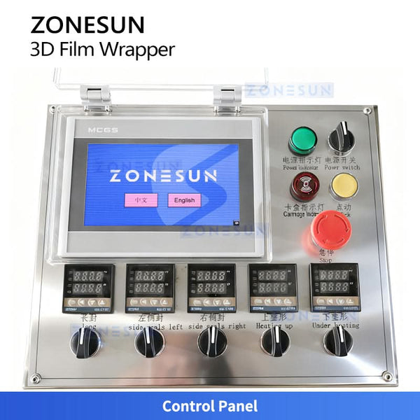 ZONESUN ZS-TD400 3D Cellophane Wrapping Machine Film Sealer