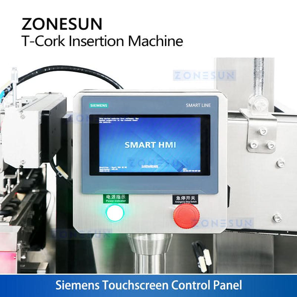 ZONESUN ZS-XG21U Automatic T-Top Corking Machine | Bartop Stopper Insertion Machine