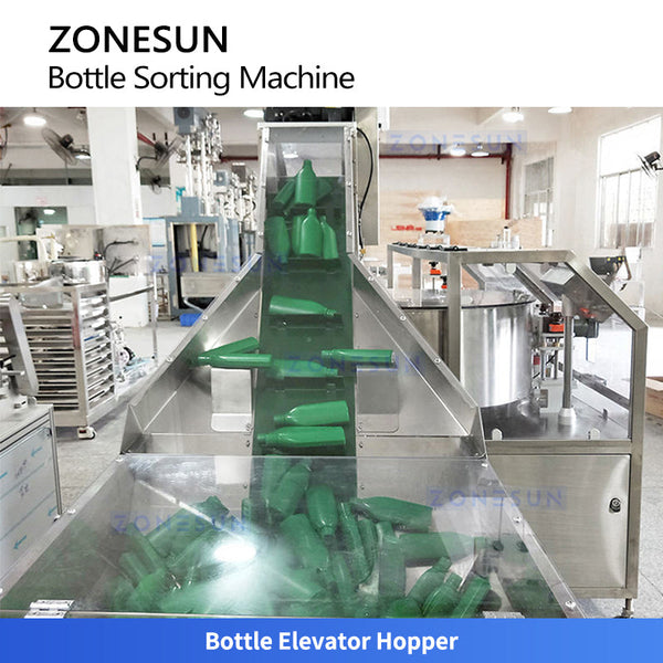 ZONESUN ZS-LP200 Automatic PET Bottle Unscrambler with Integrated Turning Device