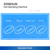 ZONESUN ZS-8025D Digital Hot Foil Stamping Machine for Boxes & Bags