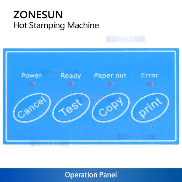 ZONESUN ZS-8025D Digital Hot Foil Stamping Machine for Boxes & Bags