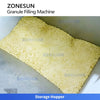 ZONESUN ZS-KIS900 Automatic Volumetric Cup Granule Filling Machine for Sugar Coffee Beans Seeds