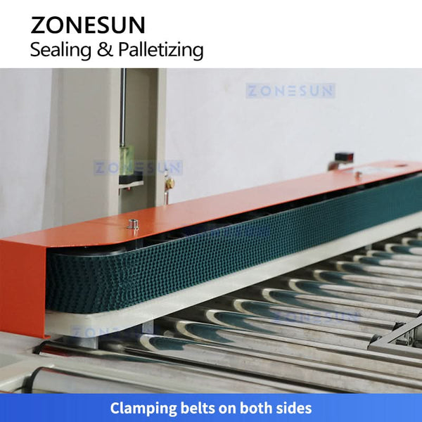 ZONESUN ZS-FXMD2 Carton Sealer and Palletizer Integrated Line End-of-Line Packaging Solution