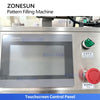 ZONESUN ZS-PGF5 Automatic Dual-Head Piston Swirl Filling Machine for Capsule Cream Pearl Bead Gel