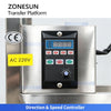 ZONESUN ZS-LP10 Right Angle Transfer Corner Turning Conveyor Bottle Direction Changer For Production Line