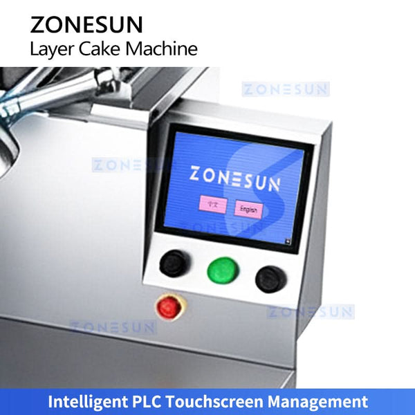 ZONESUN ZS-CZ100 Automatic Cake Frosting Machine Rotary Crepe Birthday Cake Icing Spreader