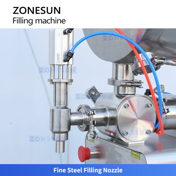 ZONESUN ZS-GTU1 Pneumatic Sauce Paste Filling Machine with Mixer
