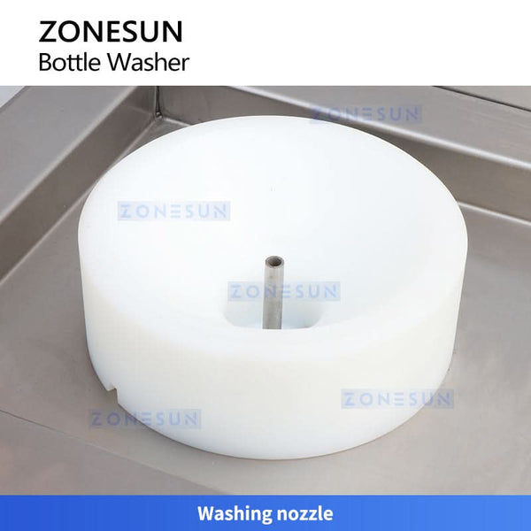 ZONESUN ZS-WB2S Semi-Automatic Dual-Head Bottle Washing Machine