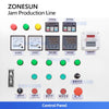 ZONESUN ZS-MB300L3 Industrial Jam Sauce Processing Tank System Mixing Vacuum Cooling
