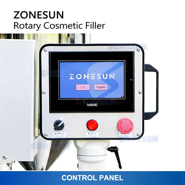 ZONESUN ZS-VTRPF4 Automatic 4-Color Rotary Cream Filling Machine for Cosmetic & Food