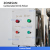 ZONESUN ZS-CF Automatic Carbonated Soft Drink Mixing Machine CO2 Carbonation System for Sparkling Juice