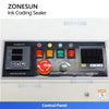ZONESUN ZS-FR1000 Automatic Solid Ink Continuous Sealing Machine for Plastic Kraft Bags Aluminum Foil Bags