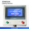 ZONESUN ZS-TB831F Food Box 4 Sides Wrap Around Tamper-Evident Labeling Machine Security Labels Applicator