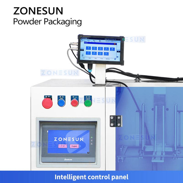 ZONESUN ZS-AFS09 Automatic Premade Bag Powder Filling and Sealing Machine with Vacuum Dust Collector