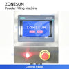 ZONESUN ZS-FM5A Servo Powder Filling Machine with Feeder