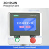 ZONESUN ZS-FAL180V2 Cosmetic Cream Production Line Servo Filling Automatic Capper Labeler