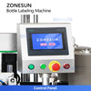 ZONESUN ZS-TB300L Vertical Automatic Round & Flat Bottle Labeling Machine