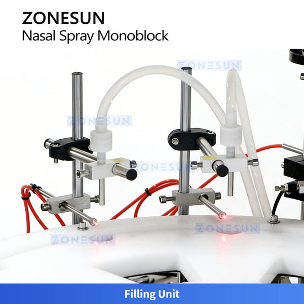 ZONESUN ZS-AFC62 Automatic Nasal Spray Filling and Capping Monoblock Machine