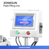 ZONESUN ZS-FAL180C8 Automatic Paste Filling, Capping Labeling Machine Production Line