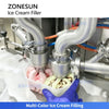 ZS-ICF01 multi-color ice cream filling