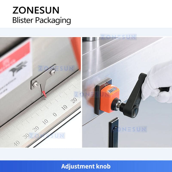 ZONESUN ZS-DPP180P Automatic PVC Blister Packaging Machine 4800/H PVC/Aluminum Alu-Alu
