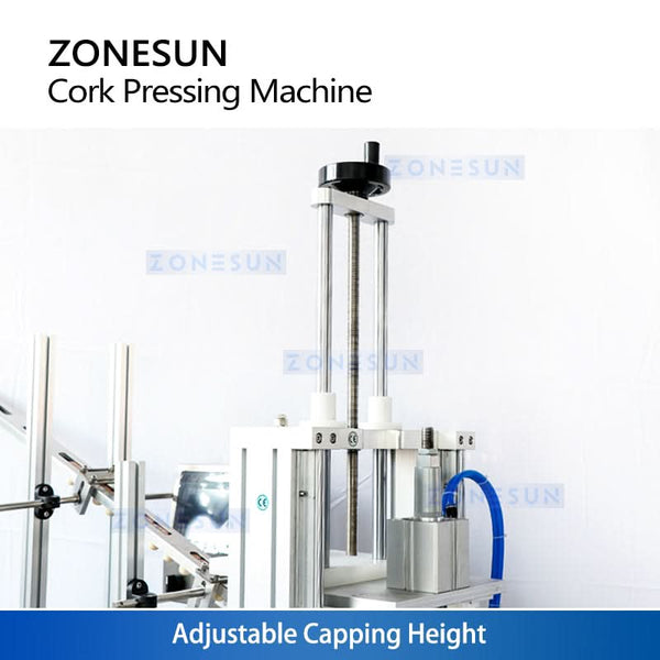 Zonesun ZS-XG16D1 Wine Bottle Corking Machine with Automatic Cap Feed