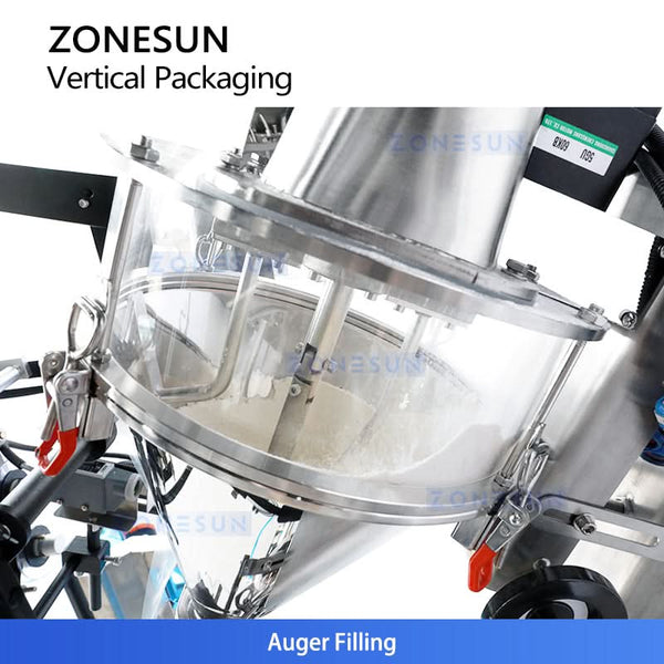 ZONESUN ZS-FS120Q Vertical Powder Packing Machine Automatic Sachet Filler & Sealer