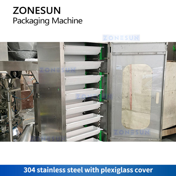 ZONESUN ZS-GW160 10-Head Weigher Premade Pouch Packing Machine