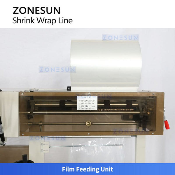 ZONESUN ZS-SPL9 Automatic Feeding Multi-Pack Shrink Wrapping Machine Production Line Boxes and Books