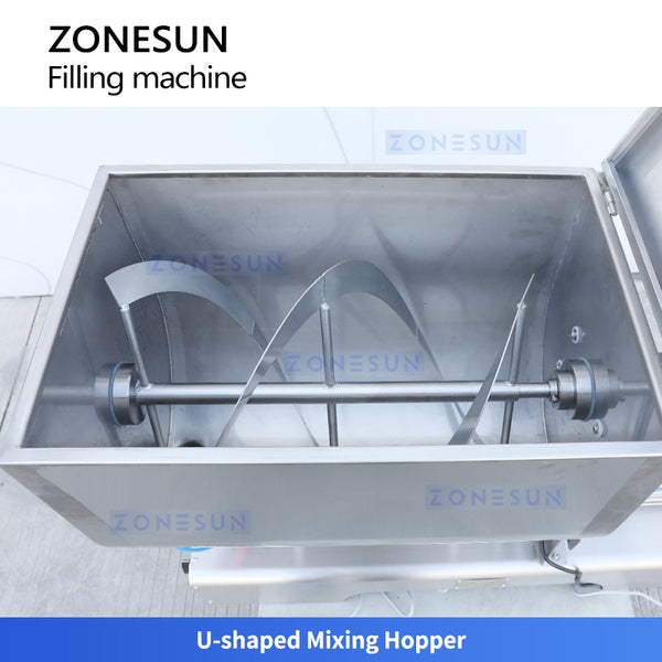 ZONESUN ZS-GTU1 Pneumatic Sauce Paste Filling Machine with Mixer