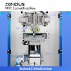 ZONESUN ZS-FP220E Automatic Servo Gear Pump Paste Filling and Sealing Machine for VFFS Sachet Packing