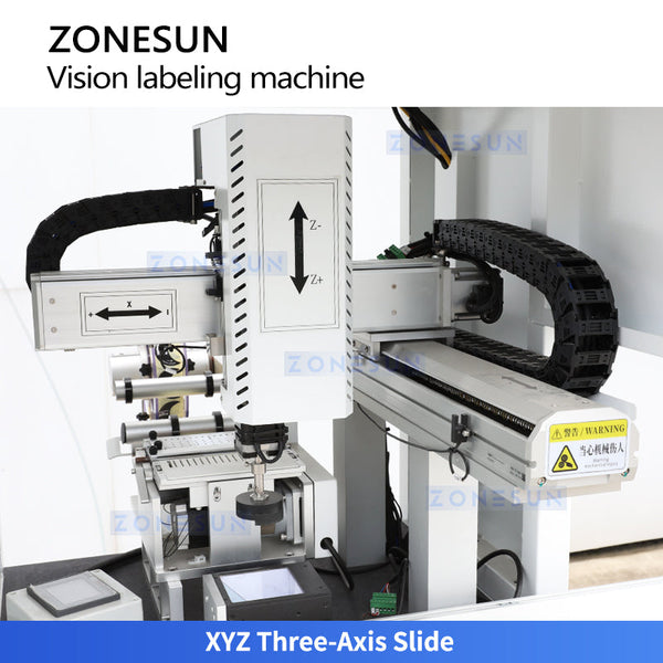 ZONESUN ZS-STB3 Automatic Vision Positioning Labeling Machine CCD Camera Guided Smart Visual Alignment