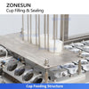 ZONESUN ZS-AFS01P Automatic Linear 4-Head Cup Filling and Sealing Machine for Yogurt Pudding Jam
