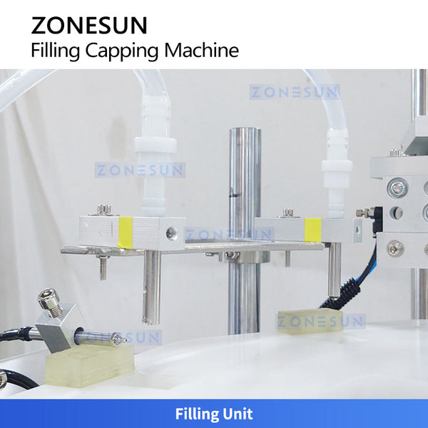 ZONESUN ZS-AFC32B Automatic Monoblock Peristaltic Pump Liquid Filling and Capping Machine