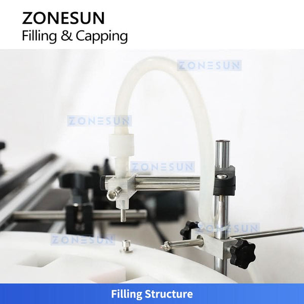 ZONESUN ZS-AFC25 Magnetic Pump Perfume Bottle Filling Capping Machine