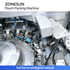 ZONESUN ZS-SPFC8 Dual-Lane Premade Bag Packaging Machine | 120 Bags/min Stand-Up Zipper Pouch