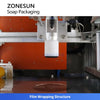 ZONESUN ZS-PK980 Automatic Soap Film Wrapping Machine for Bar Soap Packaging