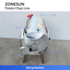 ZONESUN ZS-PCL1 Fully Automatic Potato Chips Production Line Washing to Frying System