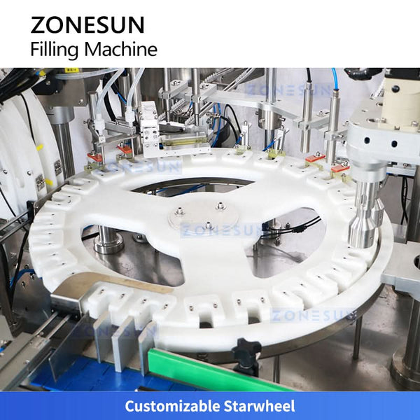 ZONESUN ZS-AFC13A Peristaltic Pump Eye Drops Small Bottle Liquid Filling Capping Machine
